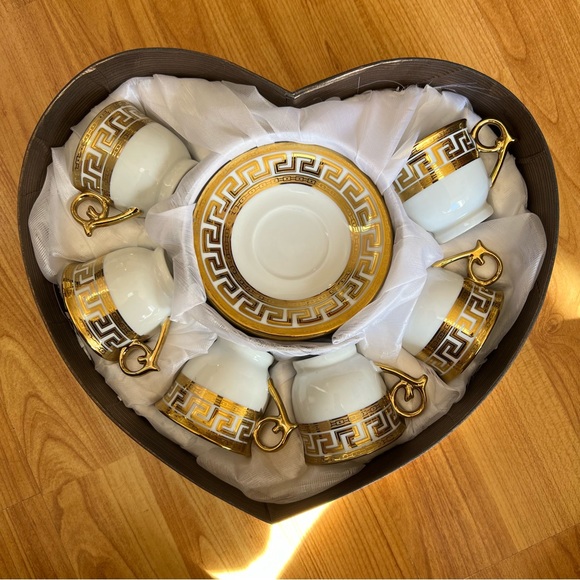 YAMASEN Other - YAMASEN Gold Collection 24 CT gold plated coffee cups set